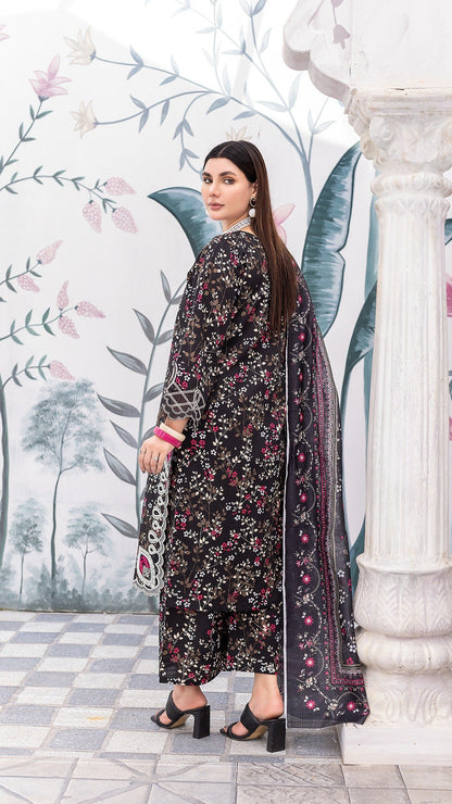 Premium Black 3-Piece Ready-to-Wear | Khaddar | Elegance in Every Thread